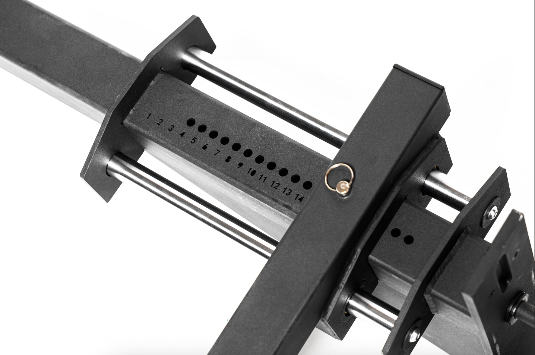 Numbered width adjustment settings on the Street Spec Dip Bar